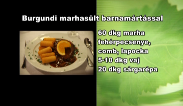 Burgundi Marhasült | Ízvadász-Képregény